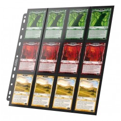 Pages Classeur Side-Loading - 24-Pocket (Noir) - (10ct)
