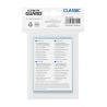 Protèges Cartes 100 pièces - Classic - Standard - Transparent