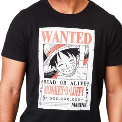 T-shirt - Wanted Luffy -...