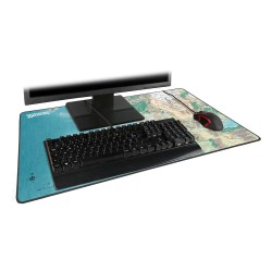 Tapis de souris Gaming XXL - Carte monde - Donjons et Dragons