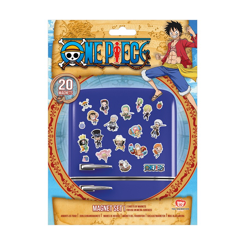 Set de 20 aimants - Chibi - One Piece 