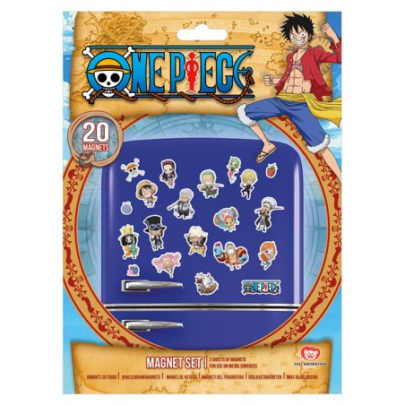 Set de 20 aimants - Chibi - One Piece 