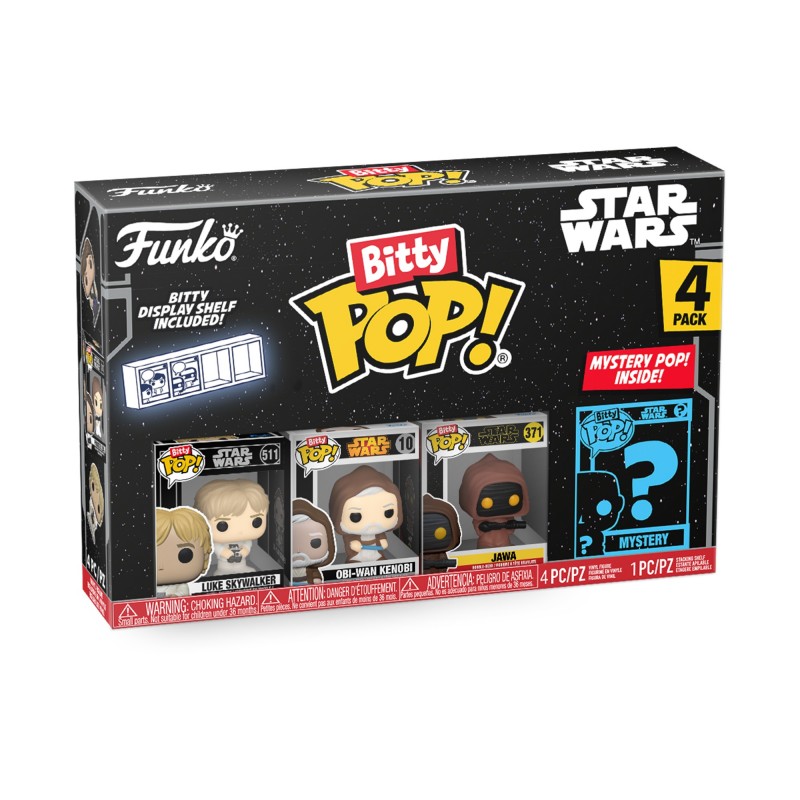 Pack de 4 - Luke Skywalker - Star Wars - Bitty POP Movie