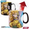 Gift Pack - Dragon Ball - Mug Thermo Réactif + Coaster "Goku Kamehameha"