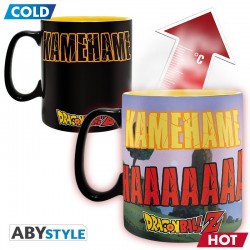 Gift Pack - Dragon Ball - Mug Thermo Réactif + Coaster "Goku Kamehameha"