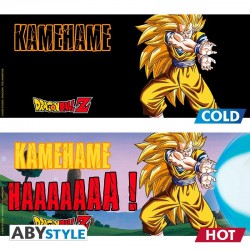 Gift Pack - Dragon Ball - Mug Thermo Réactif + Coaster "Goku Kamehameha"