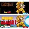 Gift Pack - Dragon Ball - Mug Thermo Réactif + Coaster "Goku Kamehameha"