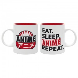 Mug - EAT SLEEP ANIME REPEAT - Asian Art 