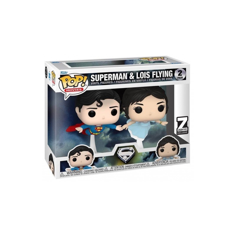 Pack de 2 - Superman et Lois Flying - Superman - POP DC Comics - Exclusive