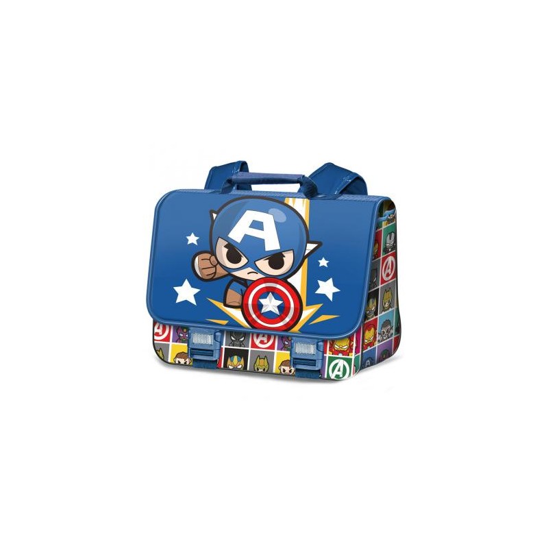 Sac Cartable - Chibi - Captain America