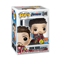 Iron Man (I Am Iron Man) (Metallic) (Glows in the Dark) - Avenger Endgame (580) - POP Marvel