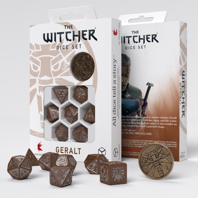 Set de dés - Geralt - Roach's Companion - The Witcher