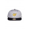 Casquette Snapback - Pikachu 8Bit (Noir/Gris) - Pokemon - U Unisexe 