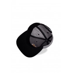 Casquette Snapback - Pikachu 8Bit (Noir/Gris) - Pokemon - U Unisexe 