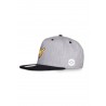 Casquette Snapback - Pikachu 8Bit (Noir/Gris) - Pokemon - U Unisexe 