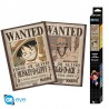 Set 2 Chibi Poster - Wanted Luffy et Ace - One Piece