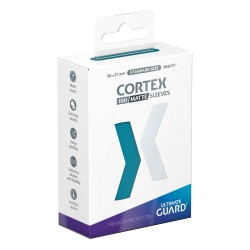 Protèges Cartes 100 pièces - Cortex - Standard - Bleu Pétrole Matte