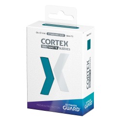 Protèges Cartes 100 pièces - Cortex - Standard - Bleu Pétrole Matte