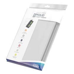 Zipfolio - Albums pour 160 Cartes - XenoSkin Blanc