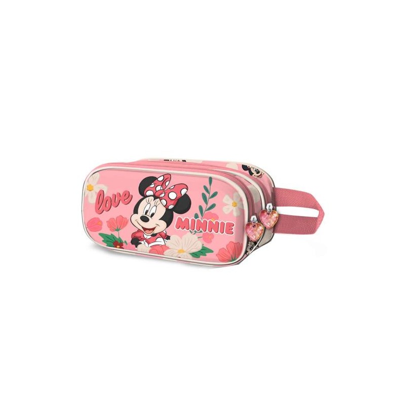 Trousse - Double - Garden - Minnie - Mickey et ses amis