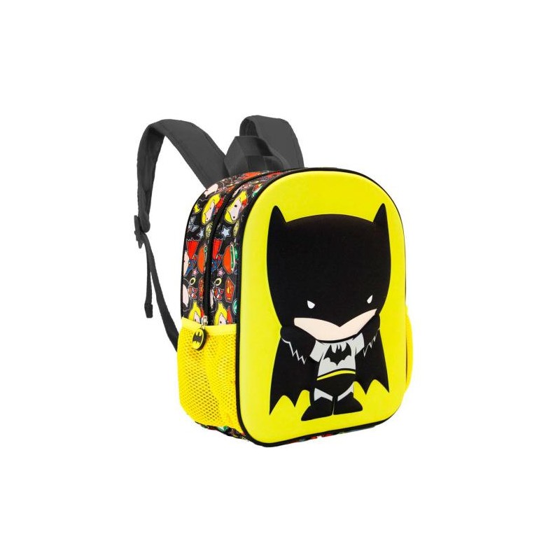 Sac à Dos - Enfant - Jaune - Chibi - Batman