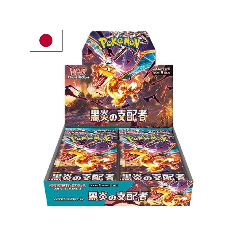JCC - Booster (sv3) - Ruler of the Black Flame - Pokemon - Scarlet et Violet - JP