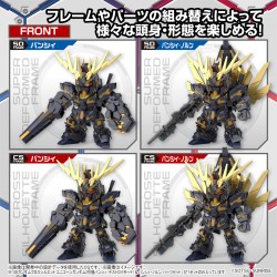 SD Cross Silouhette - Unicorn Banshee - Gundam