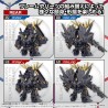 SD Cross Silouhette - Unicorn Banshee - Gundam