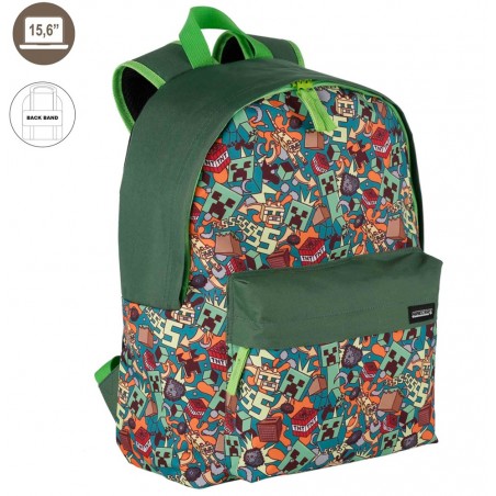 Sac à dos - Eastpack - Crazy - Minecraft