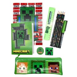 Set de papeterie - A5 - Creeper - Minecraft