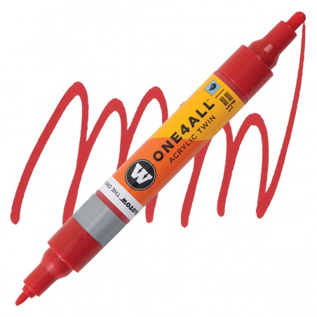 Marqueur pour Maquettes - One4All Twin - Acrylique Rouge Trafic - 1,5/4mm - 013