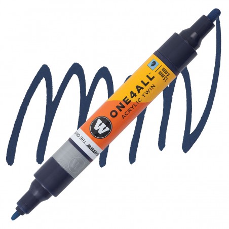 Marqueur pour Maquettes - One4All Twin - Acrylique Bleu Pétrole - 1,5/4mm - 027