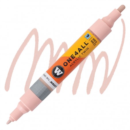 Marqueur pour Maquettes - One4All Twin - Acrylique Rose Poudré Pastel - 1,5/4mm - 207