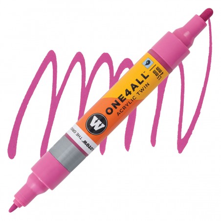 Marqueur pour Maquettes - One4All Twin - Acrylique Magenta - 1,5/4mm - 232