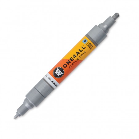 Marqueur pour Maquettes - One4All Twin - Acrylique Argent - 1,5/4mm - 227