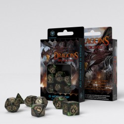Set de dés - Dragon - Vert/Or