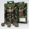 Set de dés - Forest 3D - Beige et noir