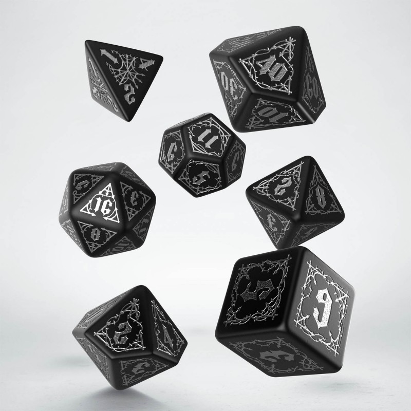 Set de dés - Bloodsucker - Noir/Argent