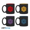 Set de 4 - Mini Mug - D20 - Donjons et Dragons