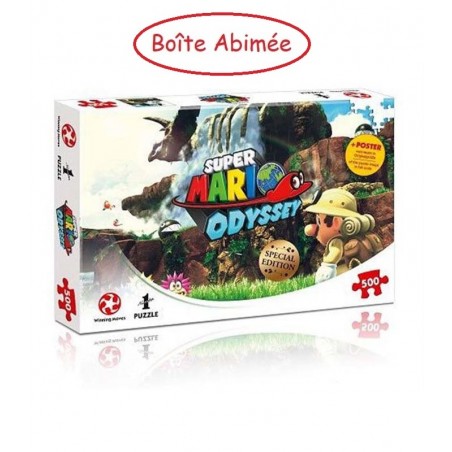 Produit abîmé - Puzzle - Super Mario Odyssey Fossil Falls - 500 Pièces