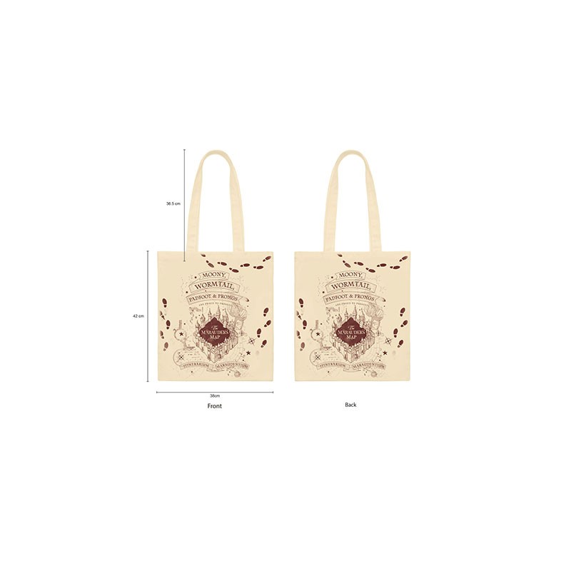 Cabas en Toile - Carte du Maraudeur - Harry Potter