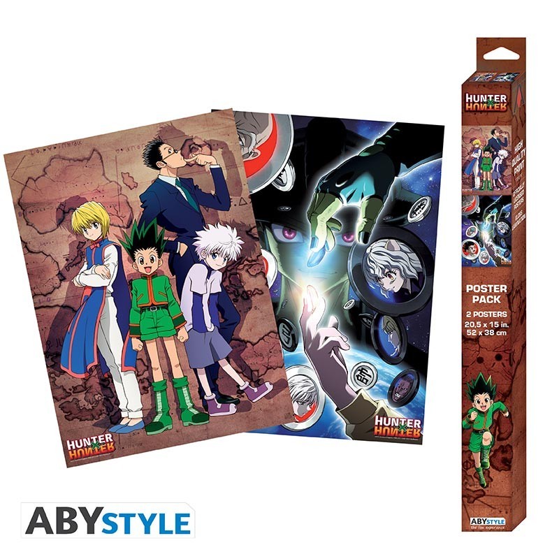 Set 2 Chibi Poster - Hunter X Hunter - Groupes