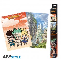 Set 2 Chibi Poster - Dr. Stone - Arworks