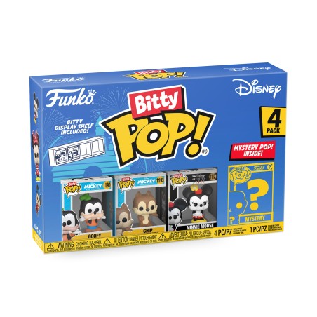 Pack de 4 - Dingo - Mickey et ses amis - Bitty POP Disney
