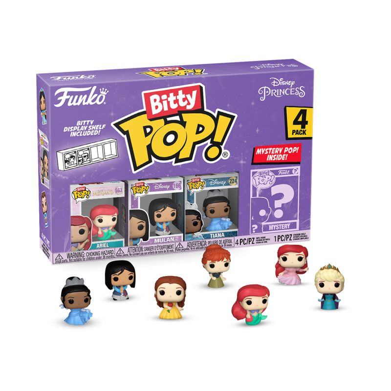 Pack de 4 - Ariel - Princesses Disney - Bitty POP Disney