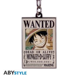 Porte-Clef Métal - One Piece - Wanted Luffy