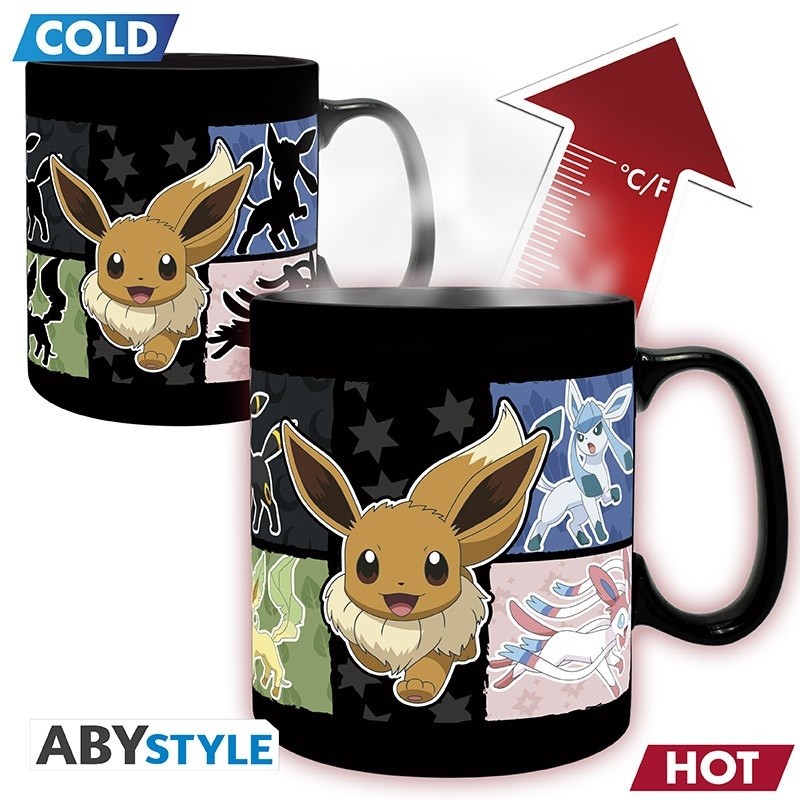 Mug - Thermo Réactif - Evoli évolution - Pokemon