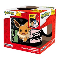 Mug - Thermo Réactif - Evoli évolution - Pokemon