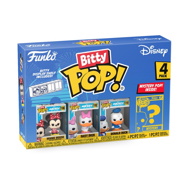 Pack de 4 - Minnie - Mickey et ses amis - Bitty POP Disney