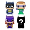 Pack de 4 - Batman / Adam West - DC Comics - Bitty POP DC Comics